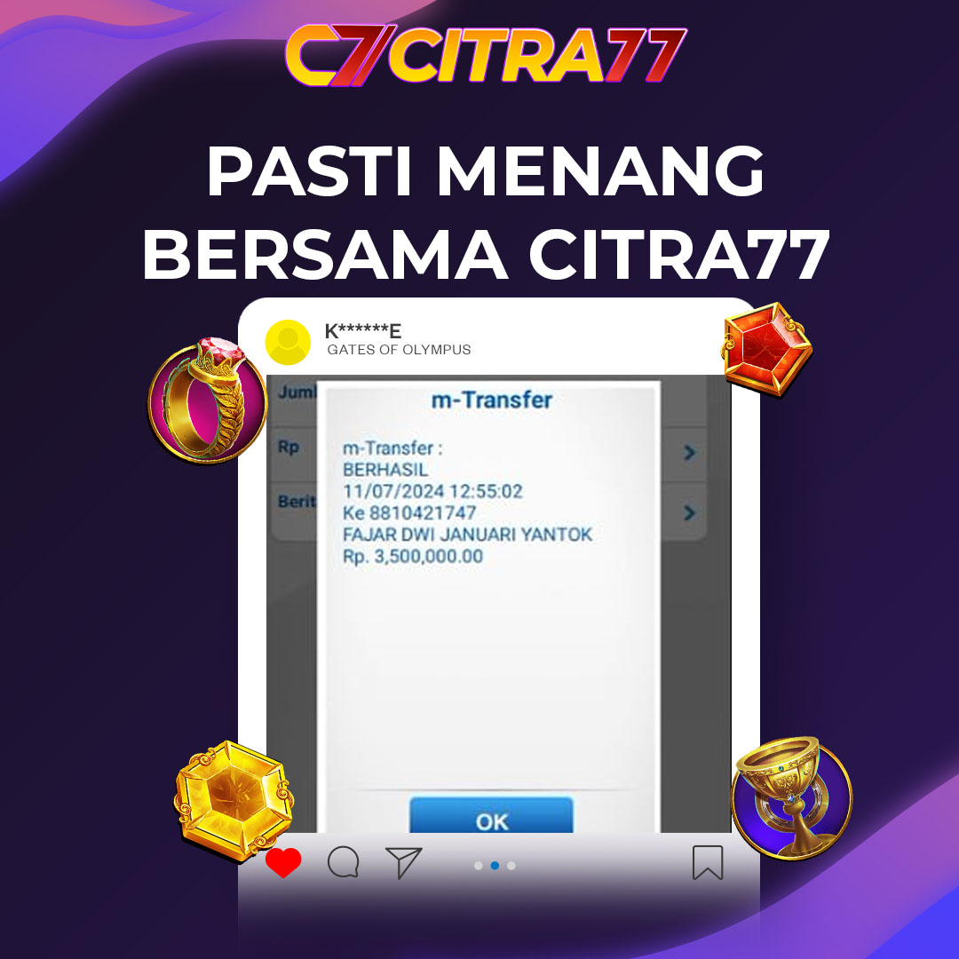 CITRA77 JACKPOT PG SOFT WIN Rp. 1.900.000,- LUNAS